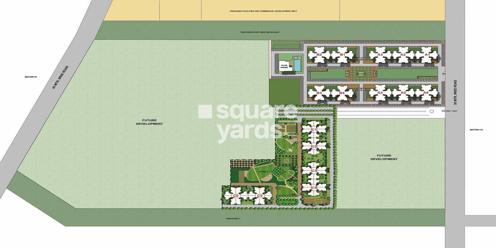 Unitech Unihomes 3 Master Plan Image
