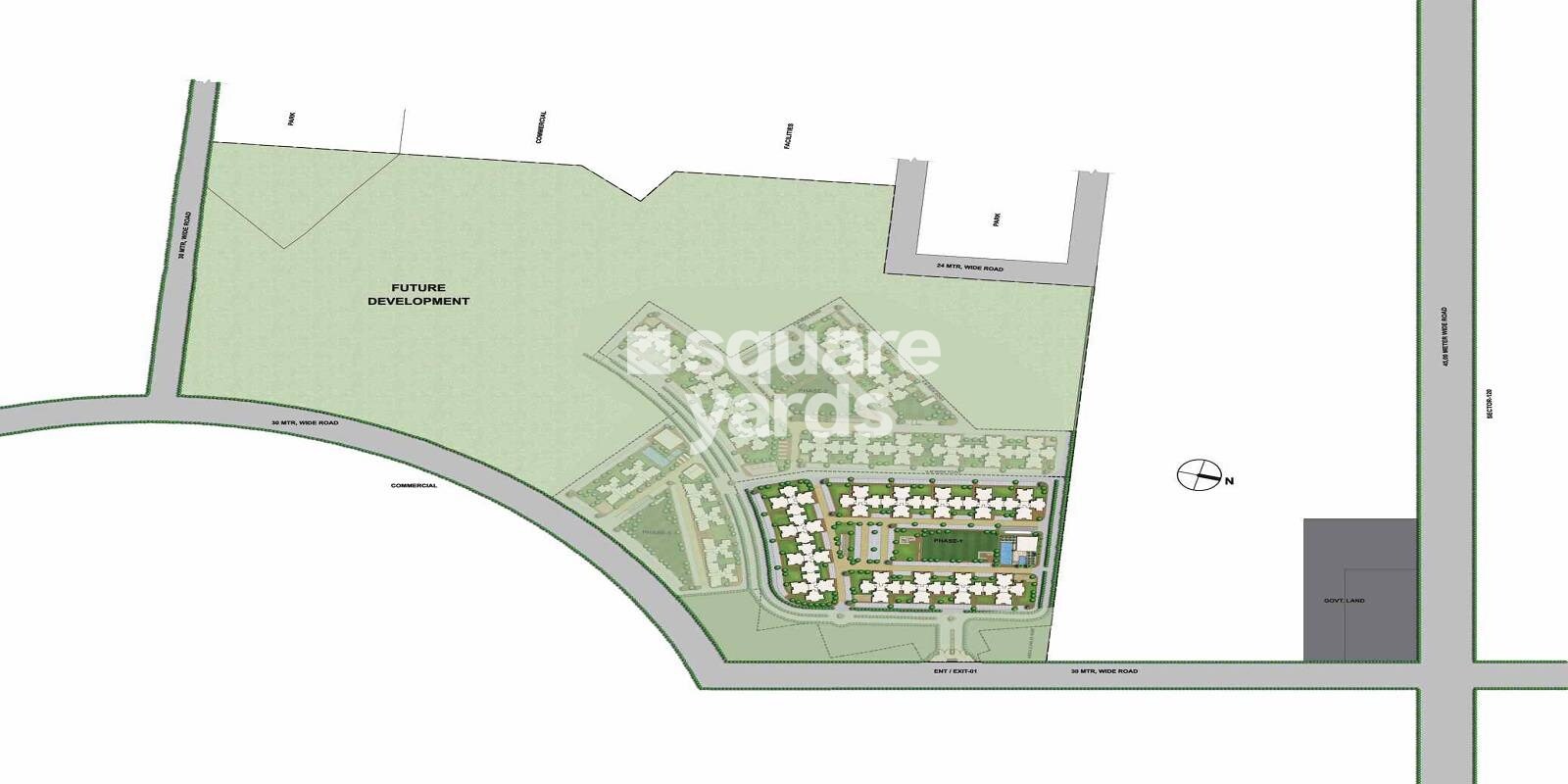 Unitech Unihomes Phase I Master Plan Image