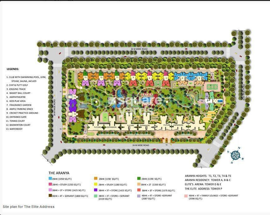 Unnati Fortune The Aranya Master Plan Image