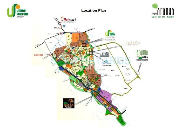Unnati Fortune The Aranya Location Image