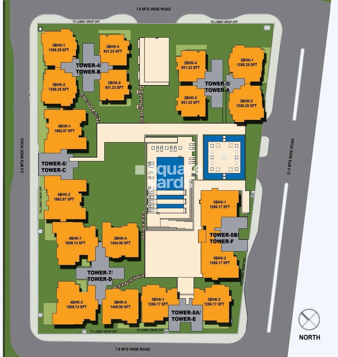 Wave City Center - Amore and Trucia Master Plan 1