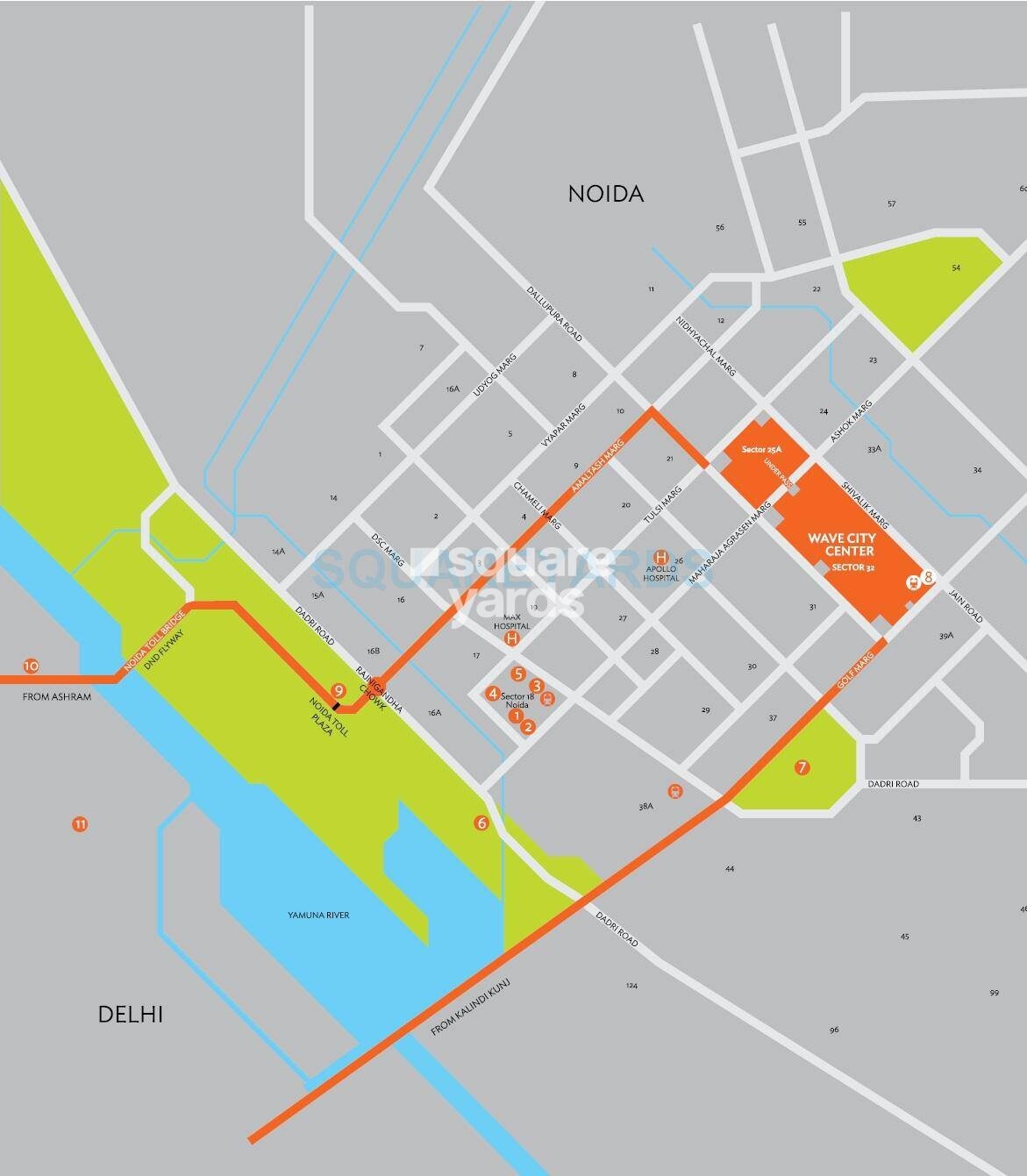 Wave City Center - Livork Location Image