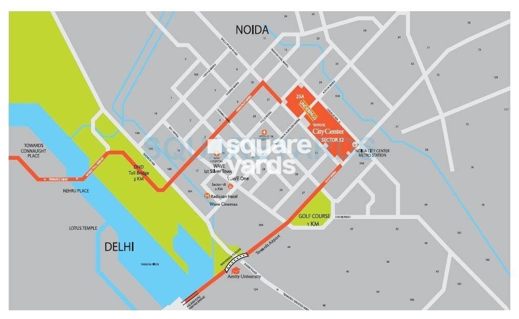 Wave City Center Location Image