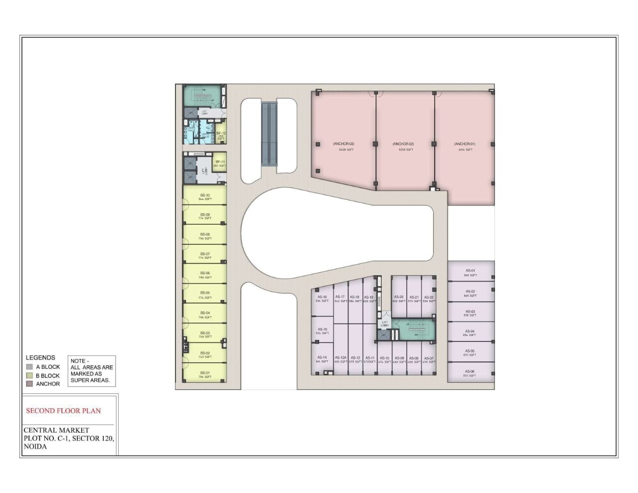 Westway Central Market Floor Plans