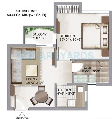  1 BHK Apartment at 3C Lotus Zing, Sector 168 – for Sale