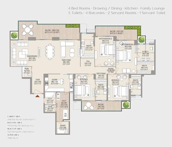 4 BHK Apartment For Resale in ABA County 107 Sector 107 Noida  7563931