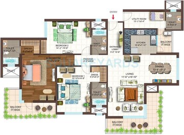  3 BHK Apartment at ACE Golf Shire, Sector 150 – for Sale
