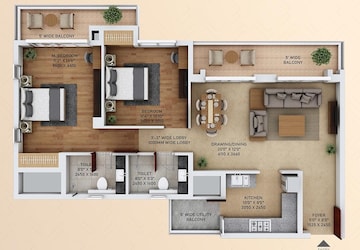 2 BHK Apartment at Ace Starlit, Sector 152 – for Rent