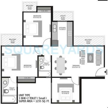  3 BHK Apartment at Homes 121, Sector 121 – for Sale
