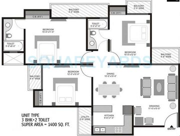  3 BHK Apartment at Homes 121, Sector 121 – for Sale