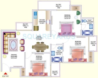 3 BHK Apartment For Resale in Amrapali Zodiac Sector 120 Noida  8171874