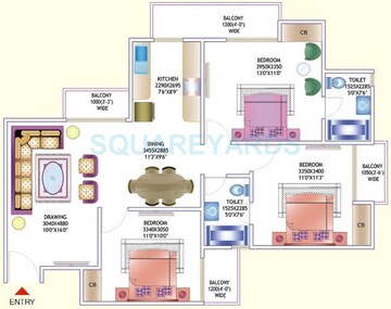  3 BHK Apartment at Amrapali Zodiac, Sector 120 – for Sale