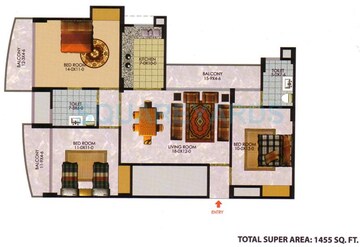  3 BHK Apartment at Antriksh Green, Sector 50 – for Rent