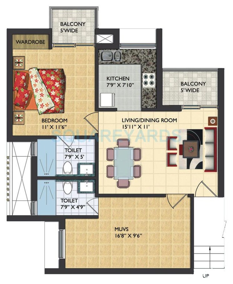 Other, assotech-windsor-court 2 Bedroom 990 Sq.Ft. Apartment In Sector 78 Noida 9105448