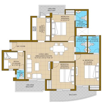  3 BHK Apartment at ATS Homekraft Pious Hideaways, Sector 150 – for Sale