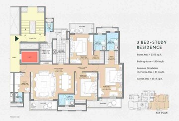  3 BHK Apartment at ATS Kingston Heath, Sector 150 – for Sale