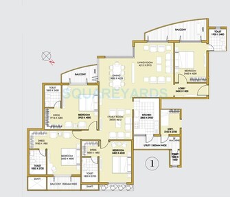 4 BHK Apartment For Rent in ATS One Hamlet Sector 104 Noida  8023721