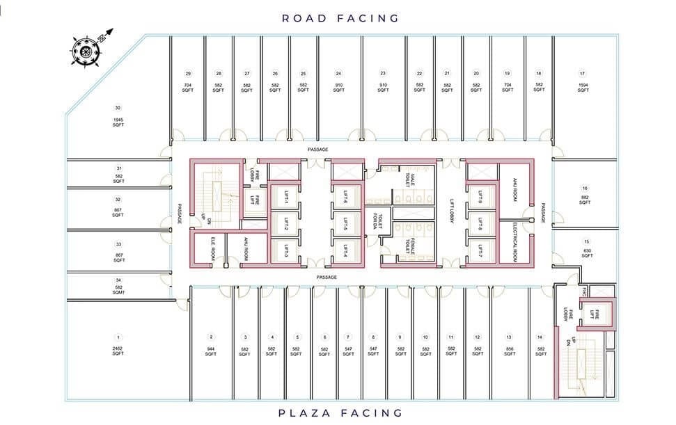 550 Sq. Ft. Retail Shop