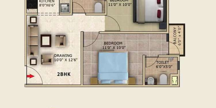 buildlopers hi tech homes apartment 2 bhk 900sqft 20212416102428