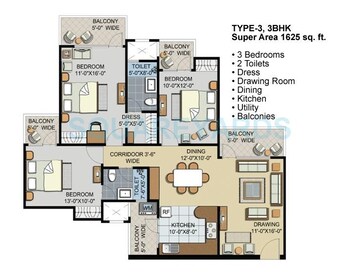  3 BHK Apartment at Civitech Sampriti, Sector 77 – for Sale