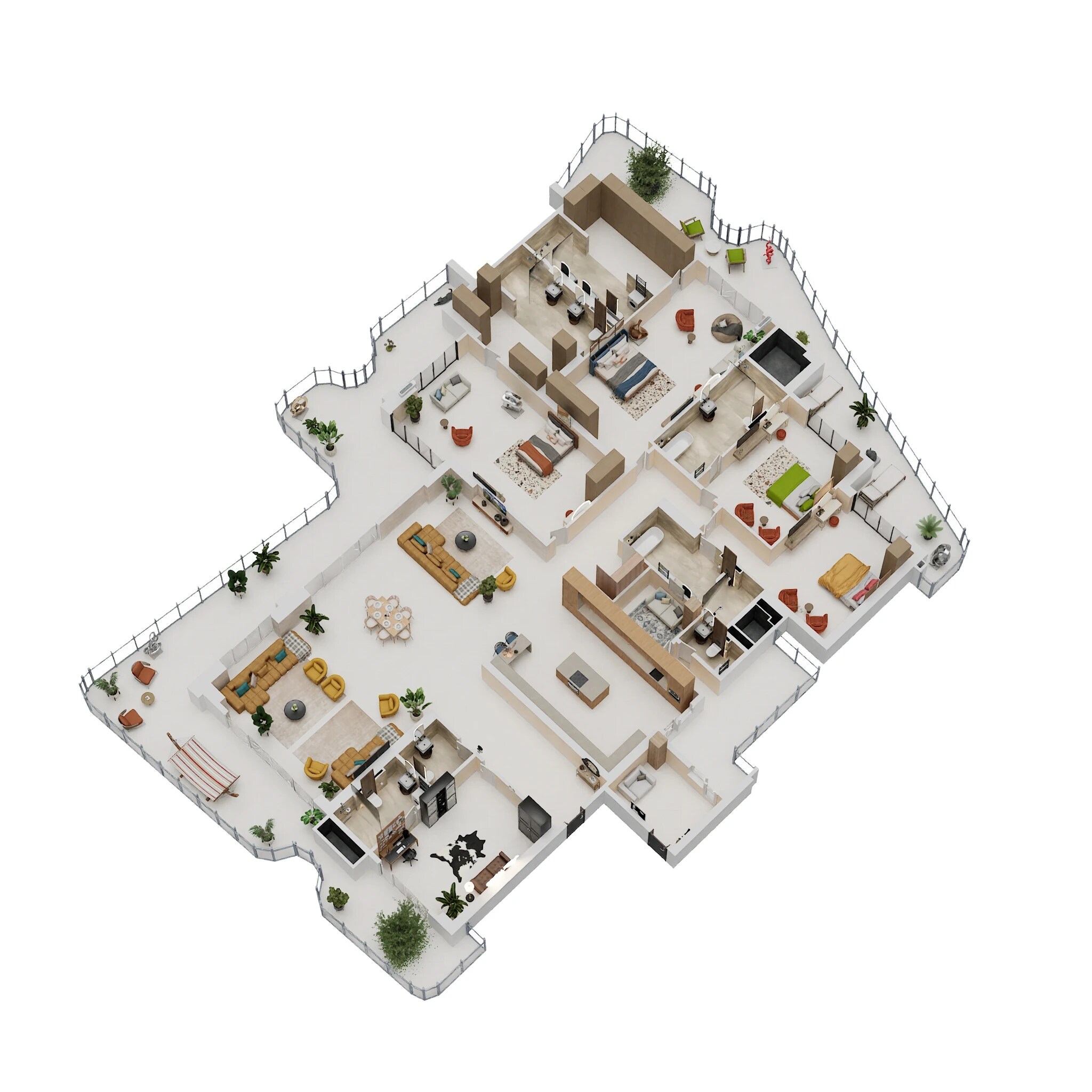 5 BHK 6417 Sq. Ft. Apartment
