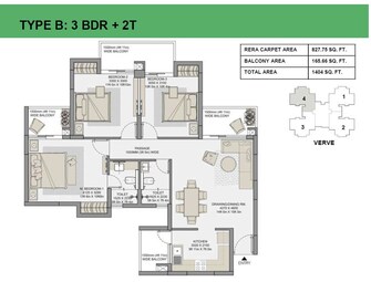 3 BHK Apartment For Resale in Eldeco Live By The Greens Sector 150 Noida  8097514