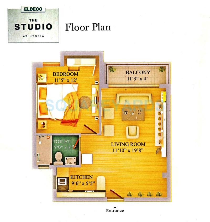 eldeco the studio studio  850sqft 20203522123541