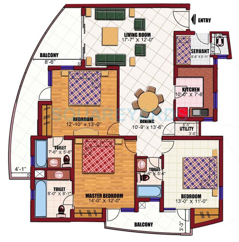 Eldeco Utopia in Sector 93A, Noida 95.70 Lac Price List, Reviews