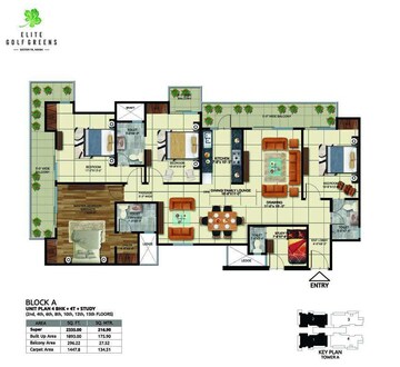  4 BHK Apartment at Elite Golf Green, Sector 79 – for Sale