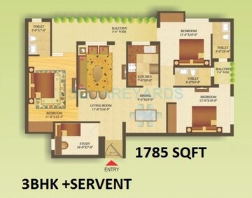  3.5 BHK Apartment at Gardenia Gateway, Sector 75 – for Rent