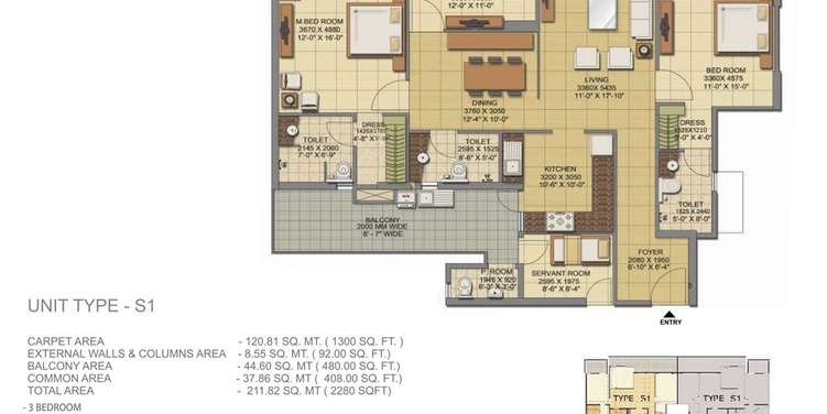 gaur sportswood apartment 3bhk 2280sqft41