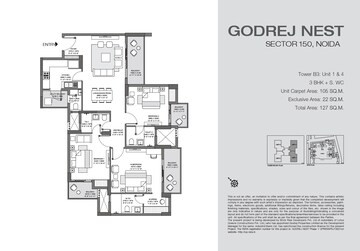  3 BHK Apartment at Godrej Nest, Sector 150 – for Sale