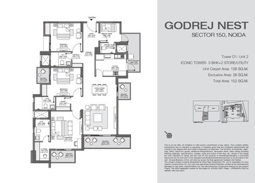  3 BHK Apartment at Godrej Nest, Sector 150 – for Sale