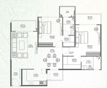  2 BHK Apartment at Godrej Palm Retreat, Sector 150 – for Sale