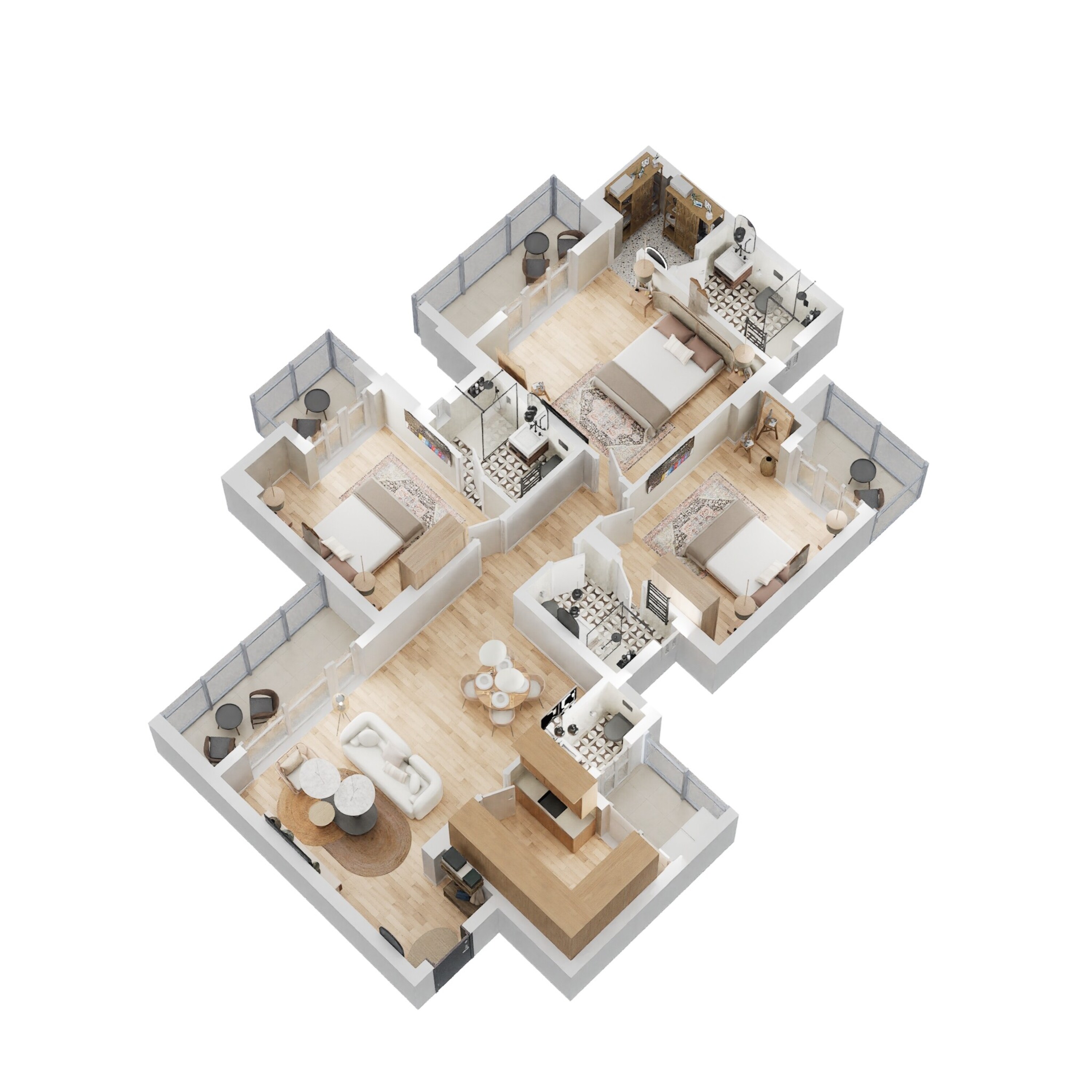 godrej solitaire apartment 3 bhk 1130sqft 20232219172201 3d 8242