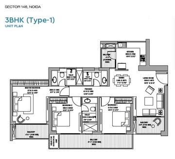  3 BHK Apartment at Godrej Tropical Isle, Sector 146 – for Sale
