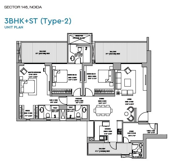 Other, godrej-tropical-isle 3 Bedroom 2500 Sq.Ft. Apartment In Sector 146 Noida 8734527