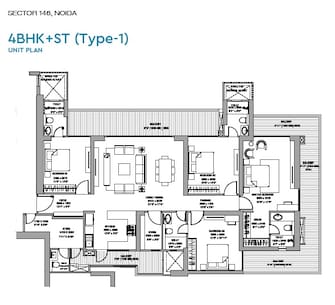 4 BHK Apartment For Resale in Godrej Tropical Isle Sector 146 Noida  8049301