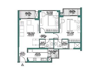  2 BHK Apartment at Godrej Woods, Sector 43 – for Rent