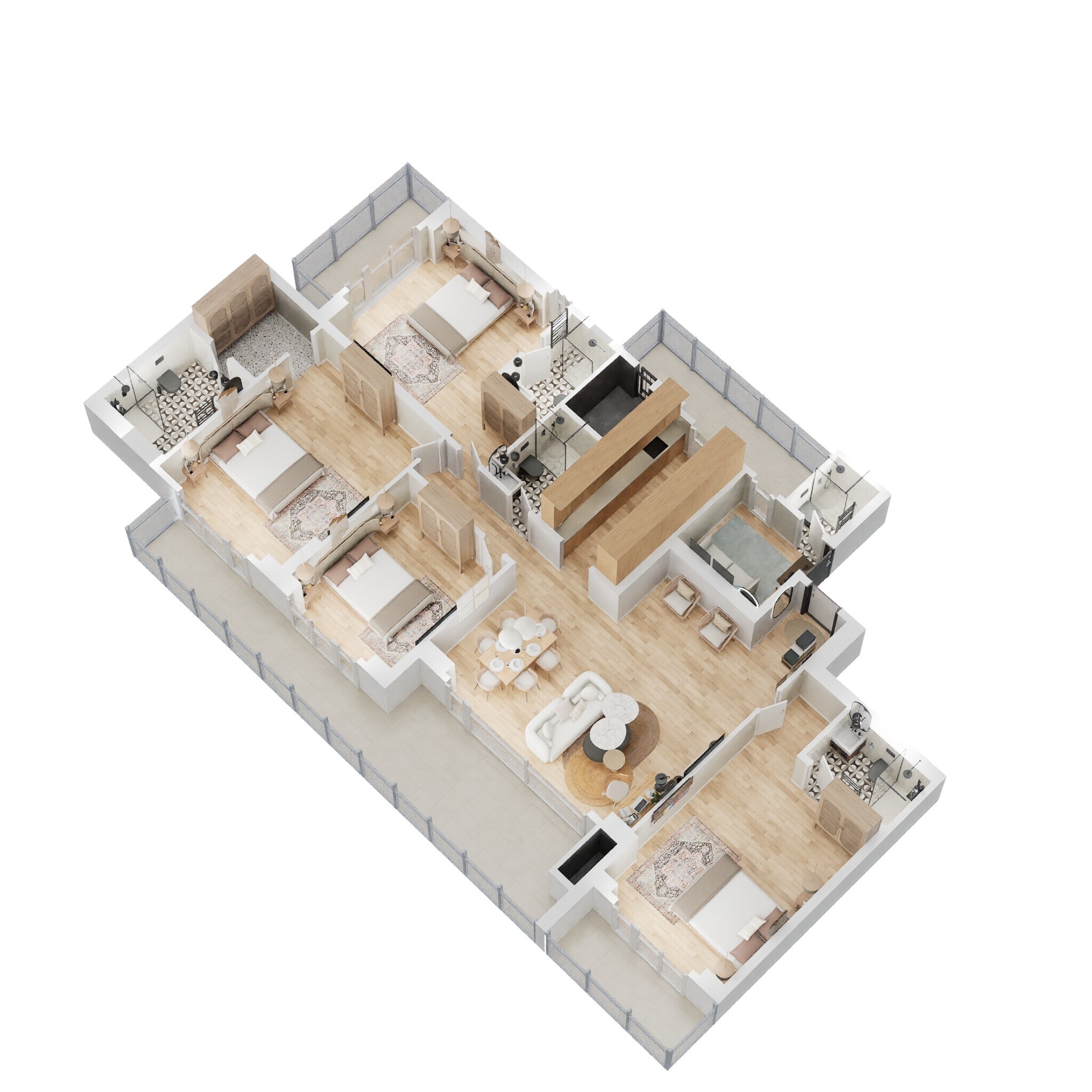 4 BHK 2259 Sq. Ft. Apartment