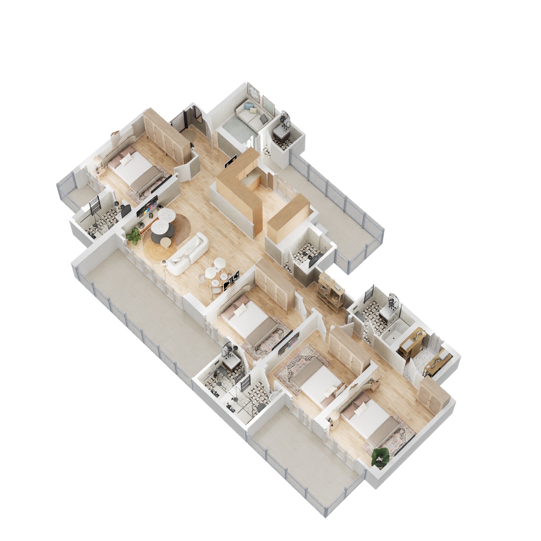 4 BHK 3363 Sq. Ft. Apartment