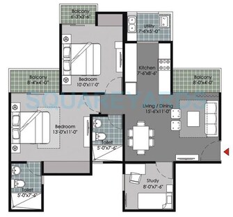 2 BHK Apartment For Resale in Gulshan Vivante Sector 137 Noida  7522030