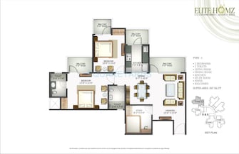 2 BHK Apartment For Resale in H R Buildcon Elite Homz Sector 77 Noida  7928089