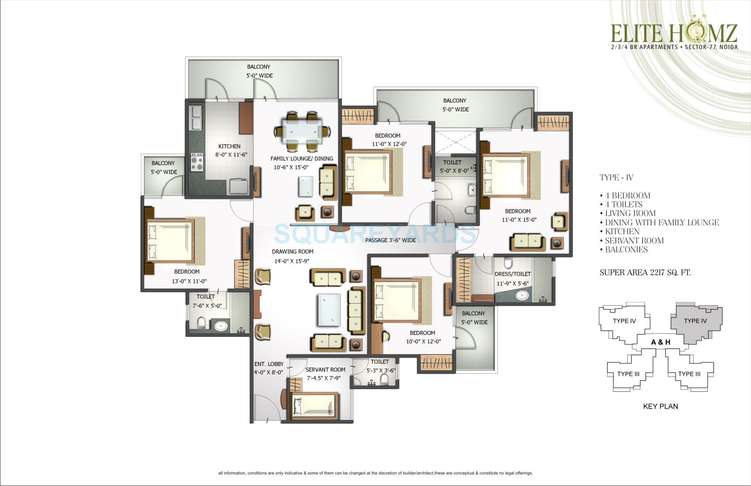 hr buildcon elite homz apartment 4bhk sq 2217sqft 1