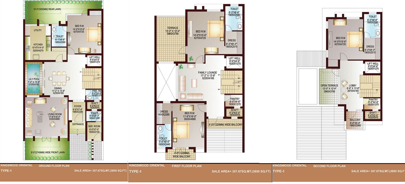 4 BHK 3850 Sq. Ft. Villa in Jaypee Greens Kingswood Oriental