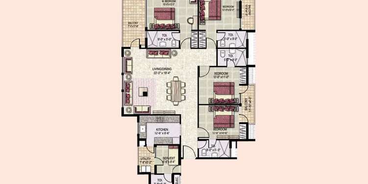 jaypee greens klassic heights apartment 4 bhk 2300sqft 20212209212210
