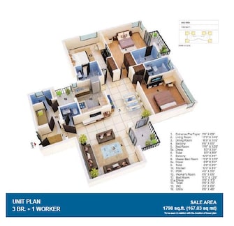 3 BHK Apartment For Resale in Jaypee Greens The Orchards Sector 131 Noida  6908513