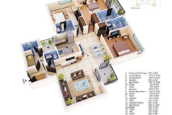 jaypee greens the orchards apartment 3 bhk 1798sqft 20215825105843