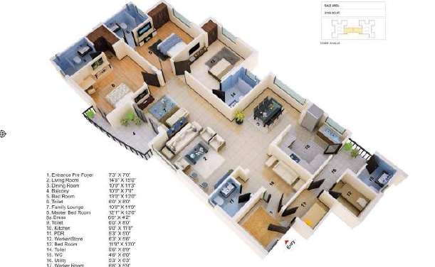 jaypee greens the orchards apartment 3 bhk 2105sqft 20211725111700