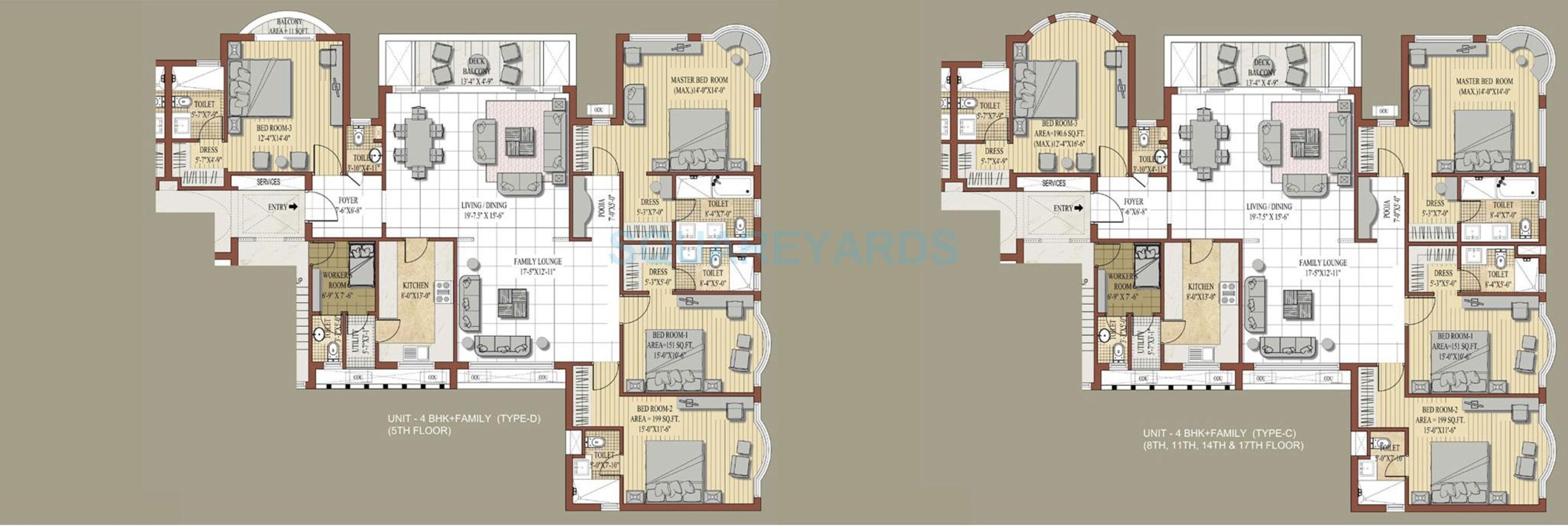 jaypee knight court apartment 4bhk 2700sqft 1